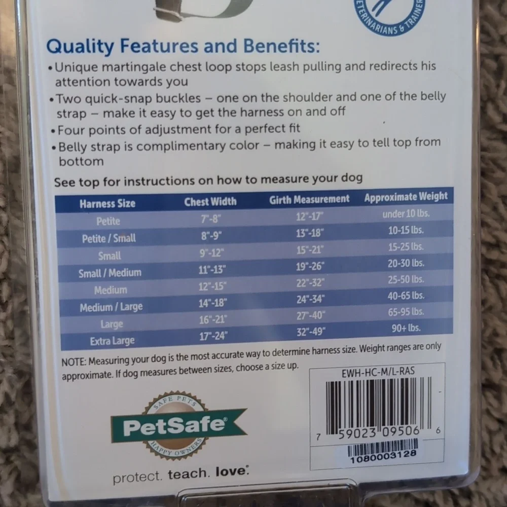 EASY WALK NO PULL DOG HARNESS